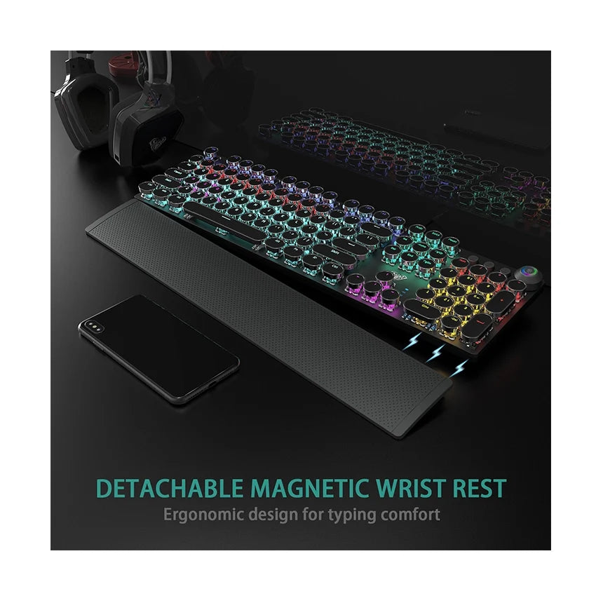 Fadify F2088 Retro Punk Typewriter RGB Keyboard