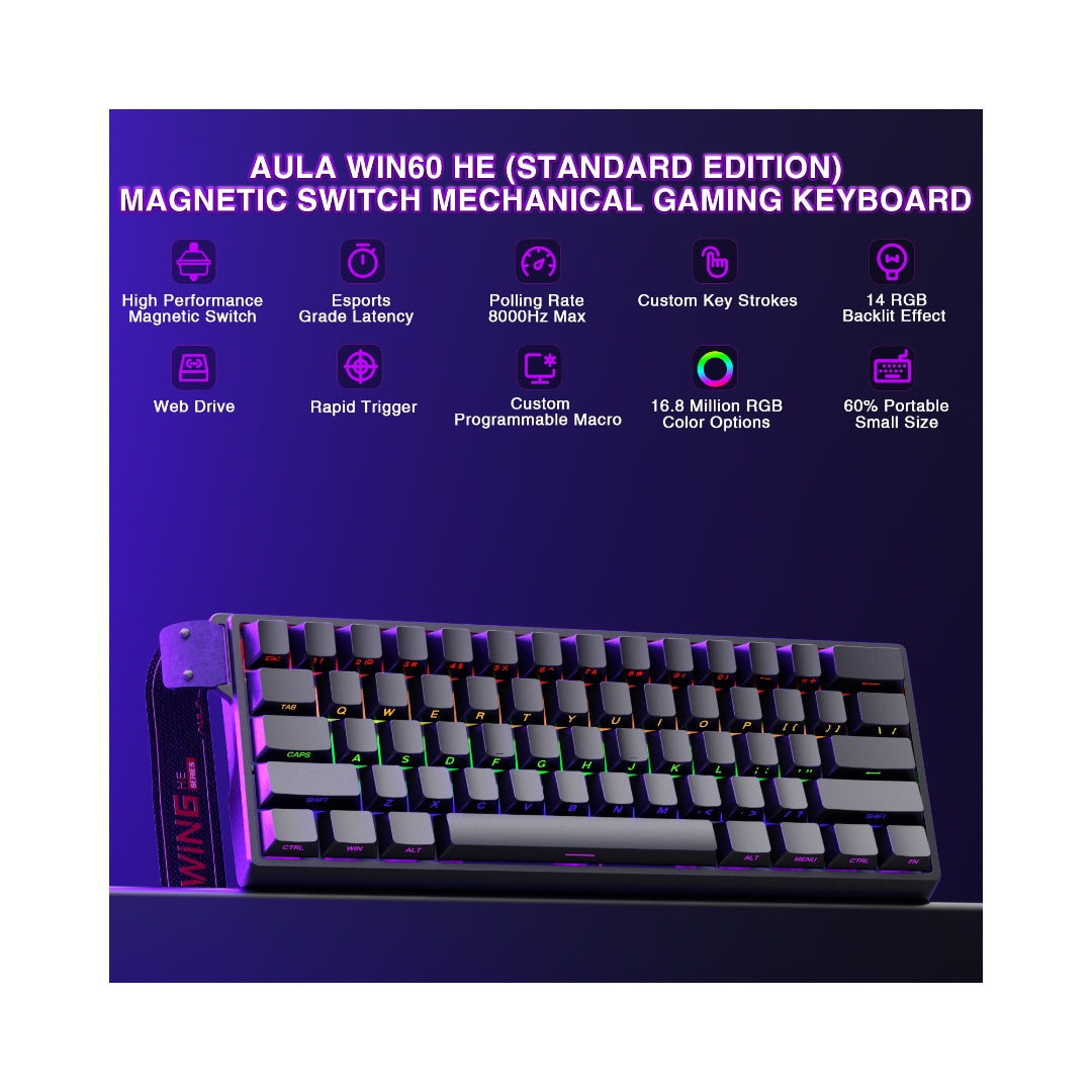 Fadify WIN60 HE Wired Magnetic Keyboard