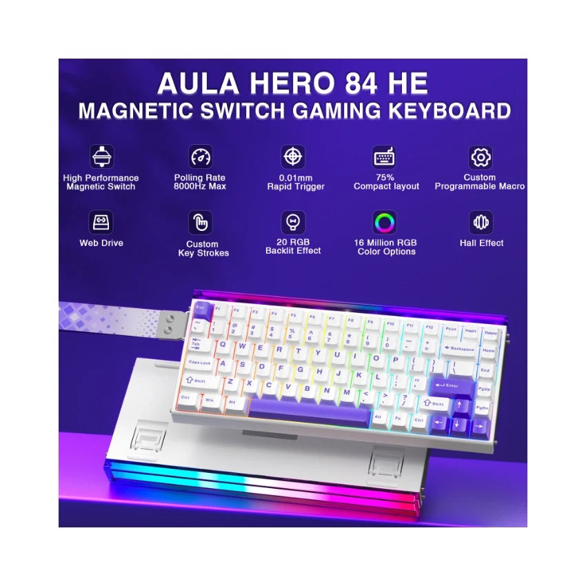 Fadify Hero 84 HE Wired Magnetic Keyboard