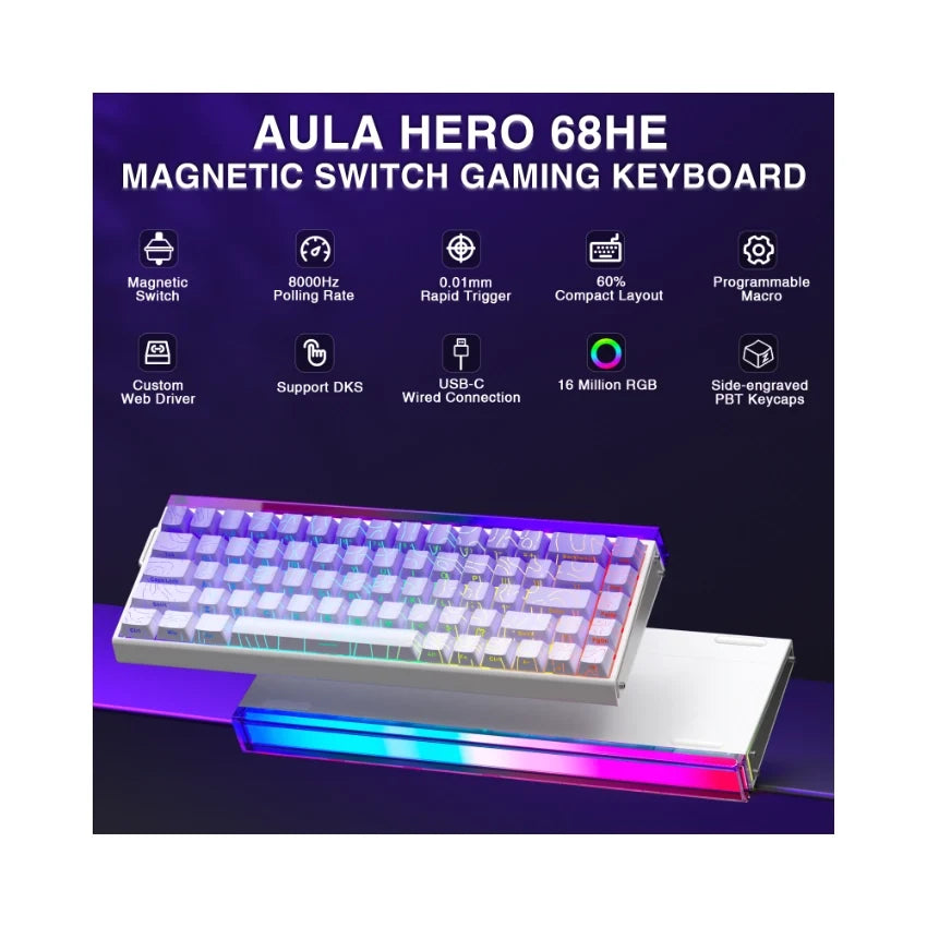 Fadify Hero 68 HE Wired Magnetic Keyboard