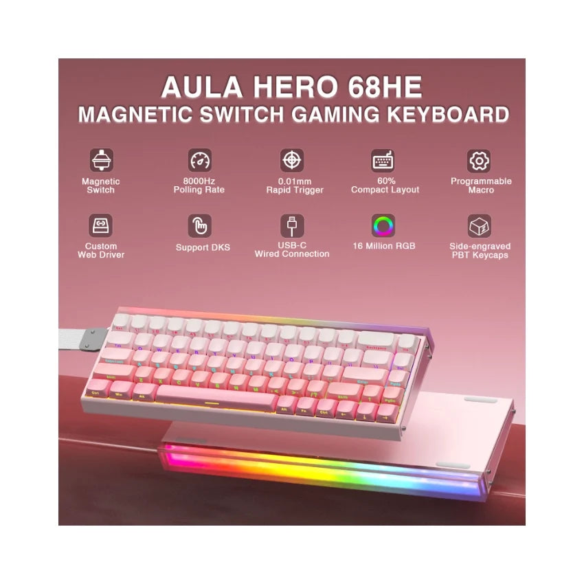 Fadify Hero 68 HE Wired Magnetic Keyboard
