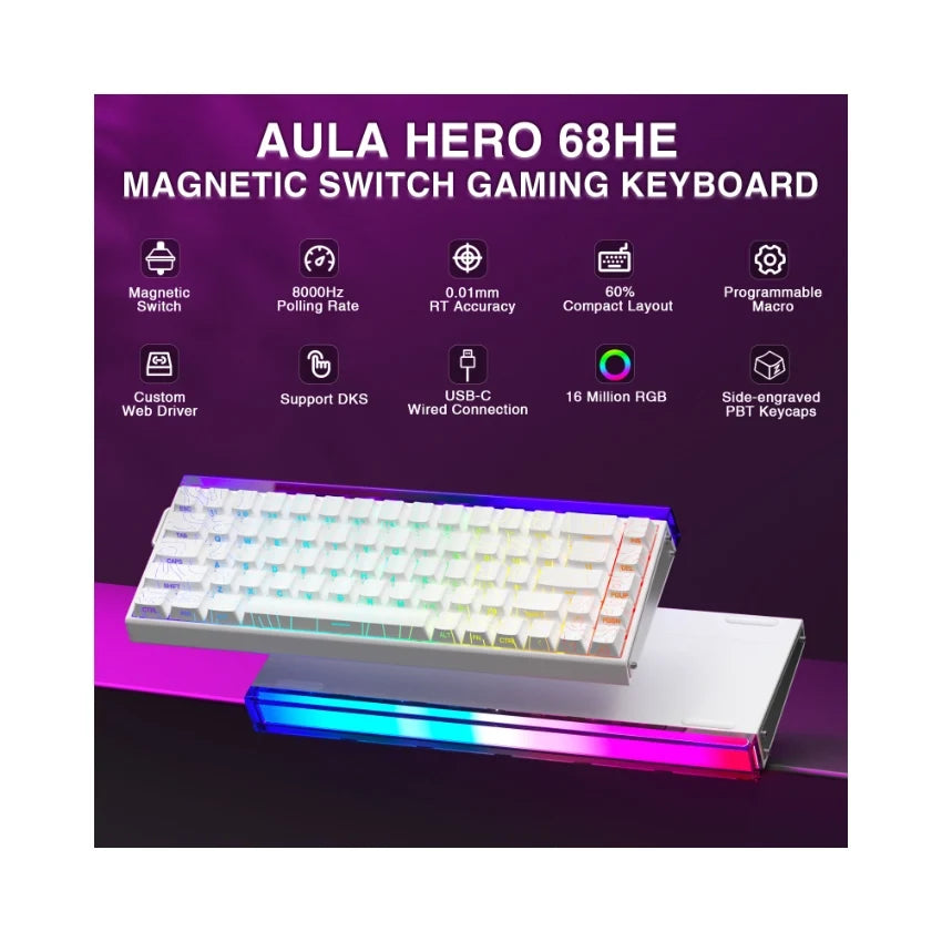 Fadify Hero 68 HE Wired Magnetic Keyboard