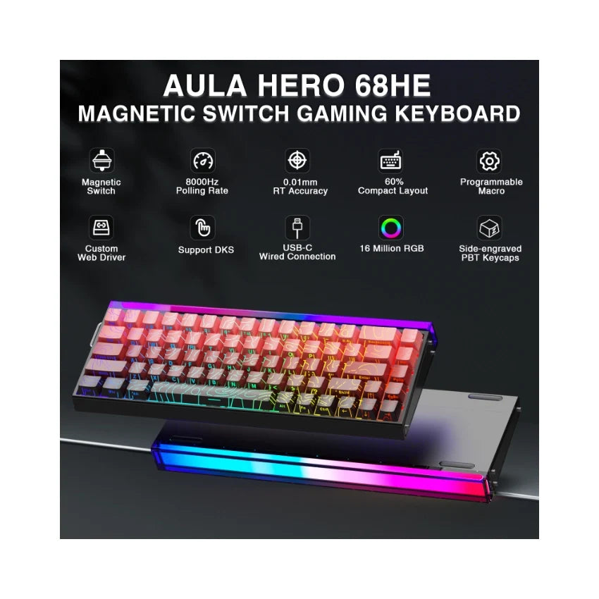 Fadify Hero 68 HE Wired Magnetic Keyboard