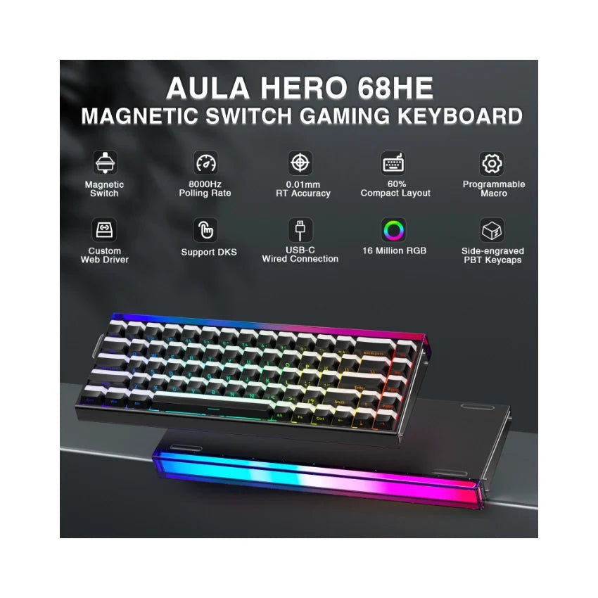 Fadify Hero 68 HE Wired Magnetic Keyboard