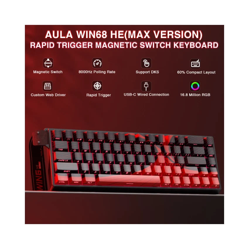 Fadify WIN68 Wired Magnetic Keyboard