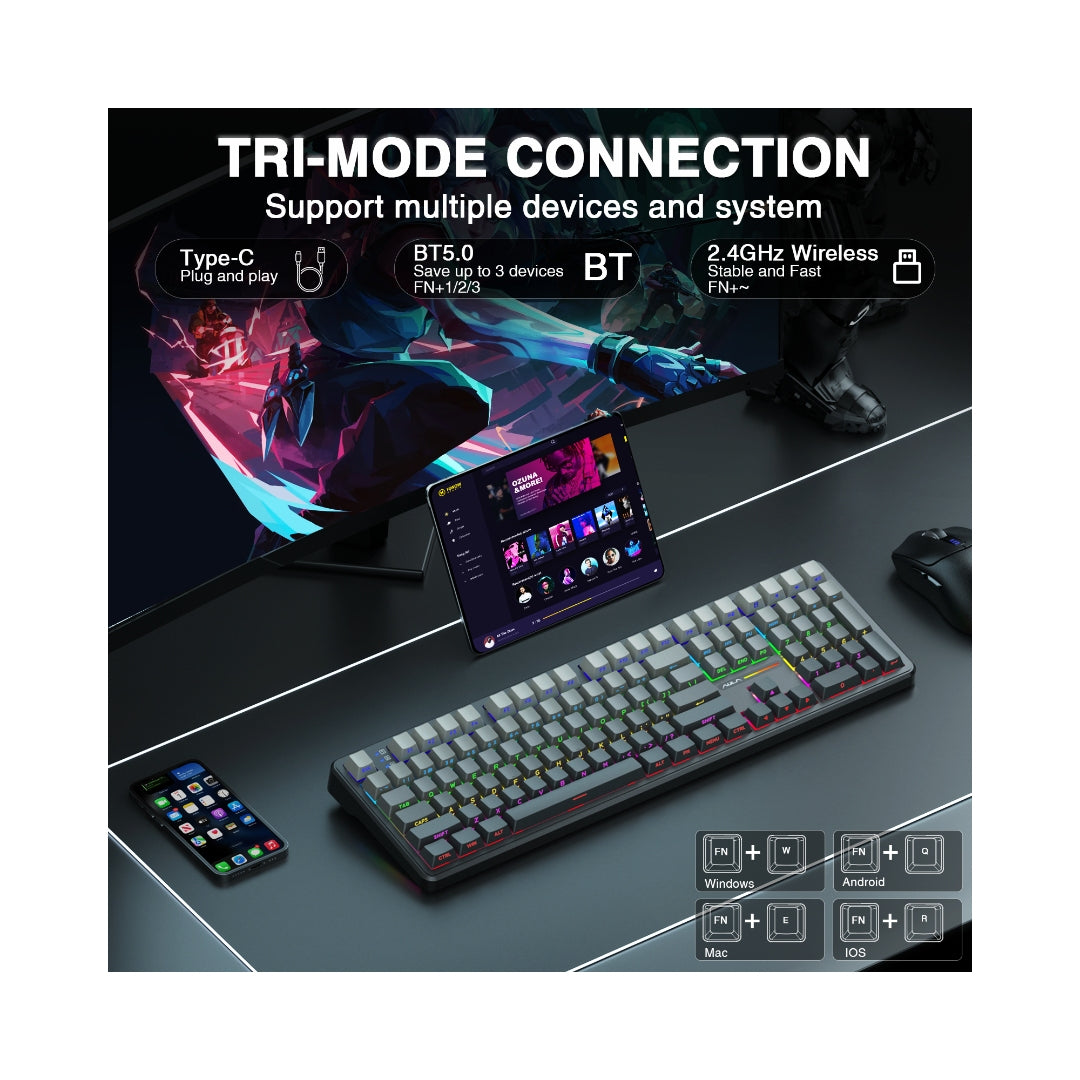 Fadify F108 Pro Full Size Vision Knob Keyboard