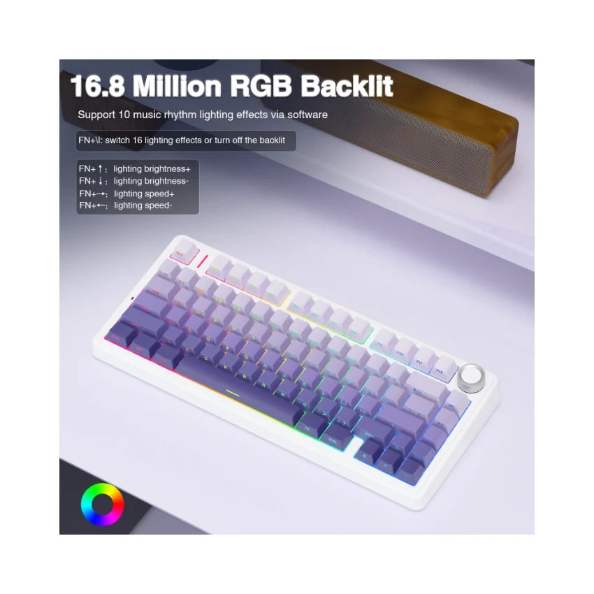 Fadify F75 Pro Knob Side-Printed Mechanical Keyboard