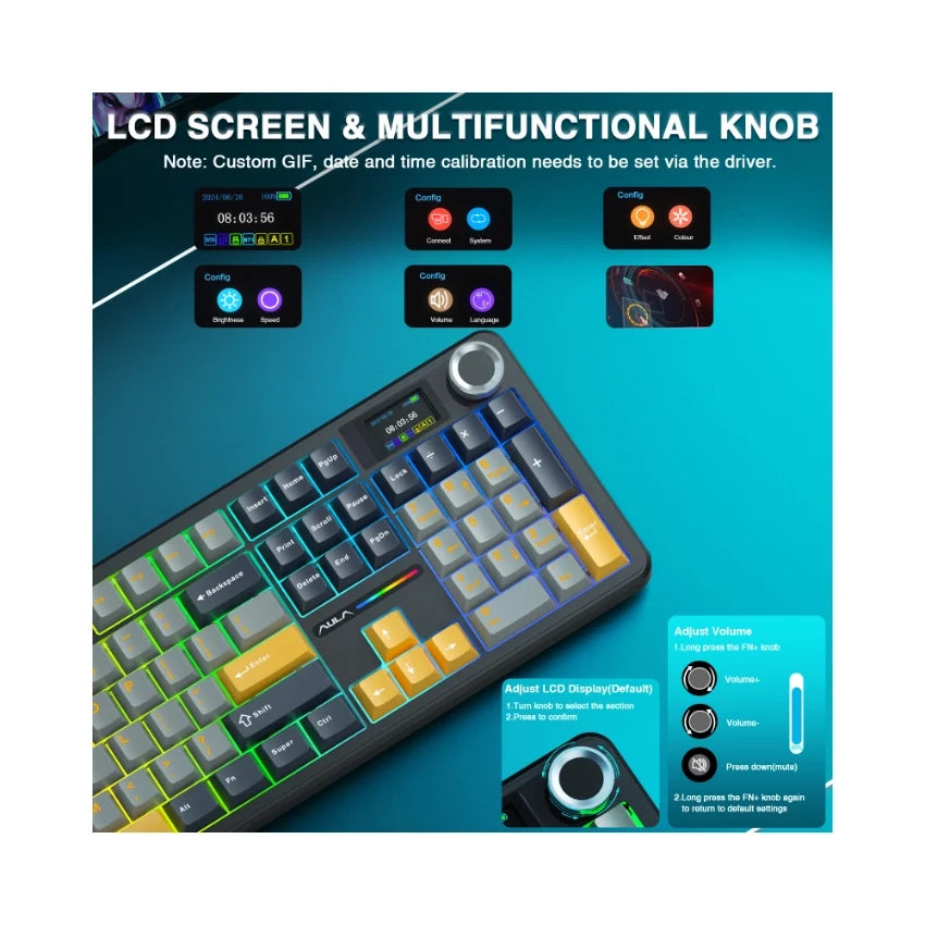 Fadify F108 Pro Full Size Vision Knob Keyboard