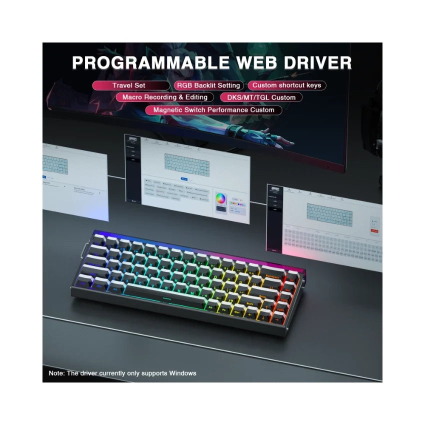 Fadify Hero 68 HE Wired Magnetic Keyboard