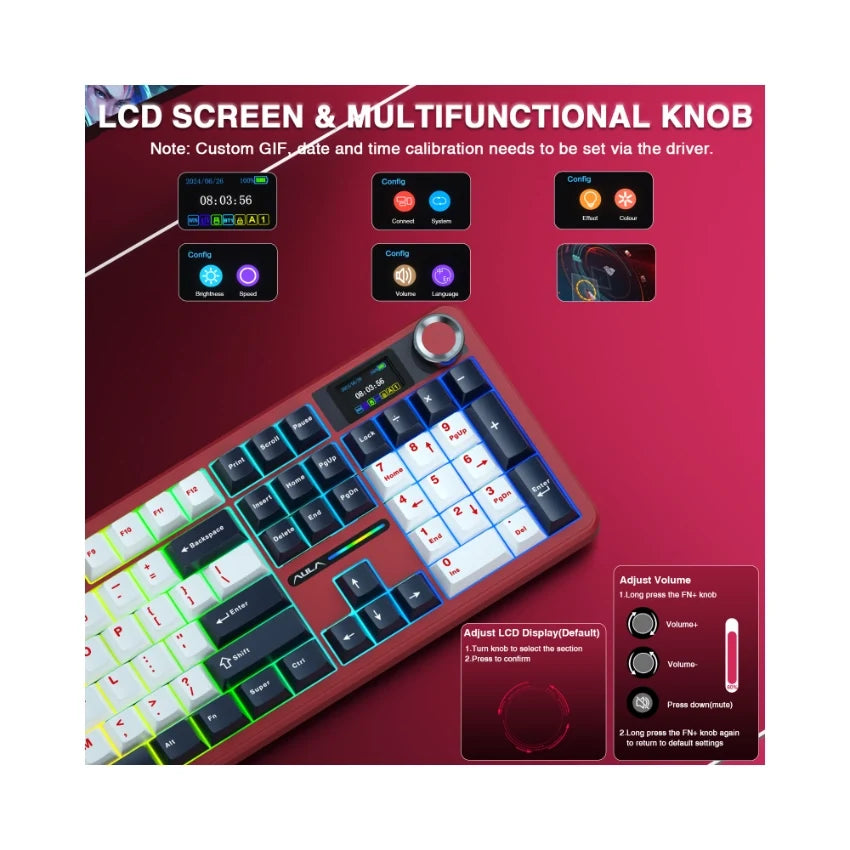 Fadify F108 Pro Full Size Vision Knob Keyboard