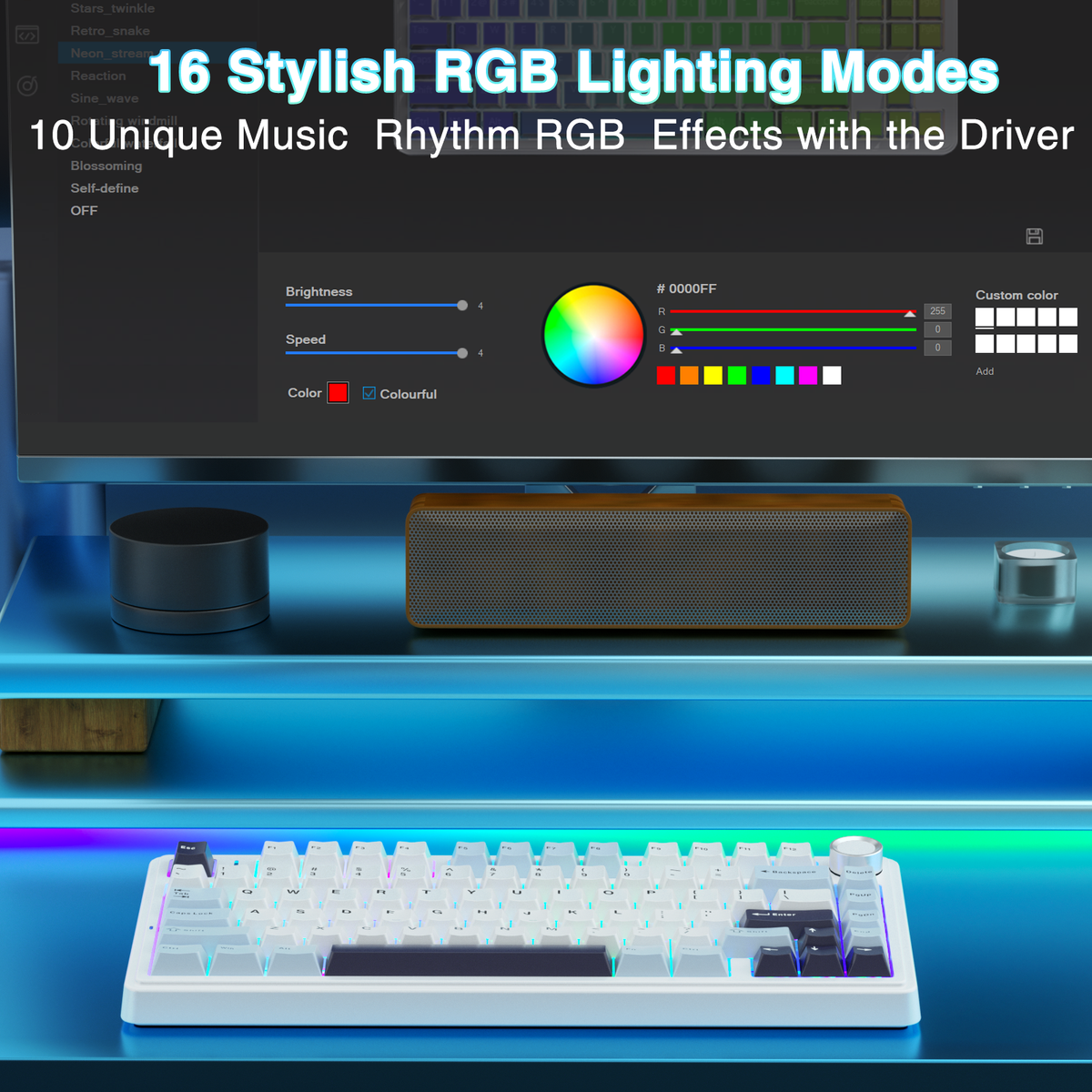 Fadify F75 Pro Knob Side-Printed Mechanical Keyboard