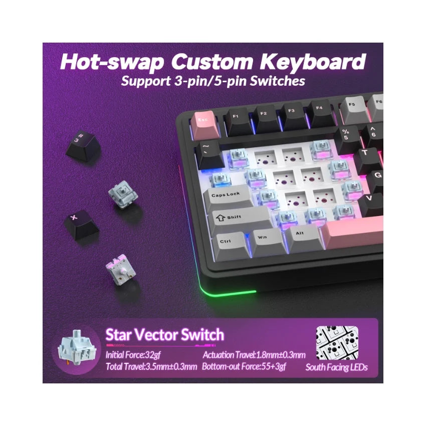 Fadify S75 Pro Knob Mechanical Keyboard