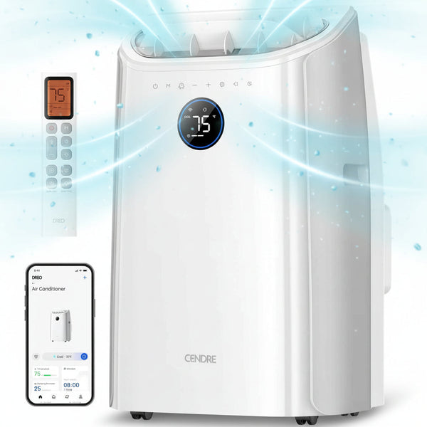 Breeze DREO Portable Air Conditioner 12000 BTU, Smart & Quiet