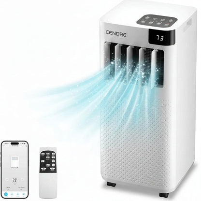 Breezy Portable Air Conditioner 16,000 BTU WiFi App Control, 5-in-1