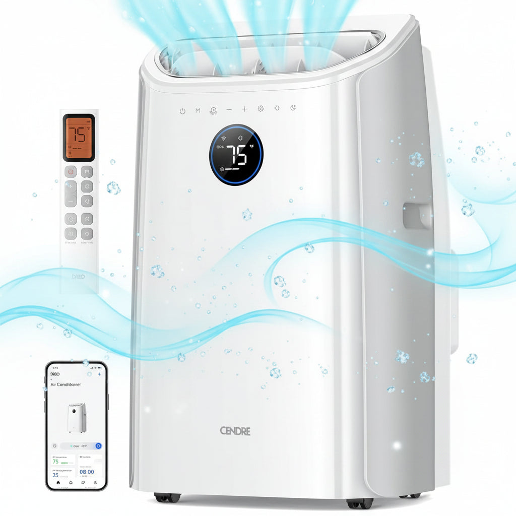 Fadify Portable Air Conditioner 12000 BTU, Smart & Quiet