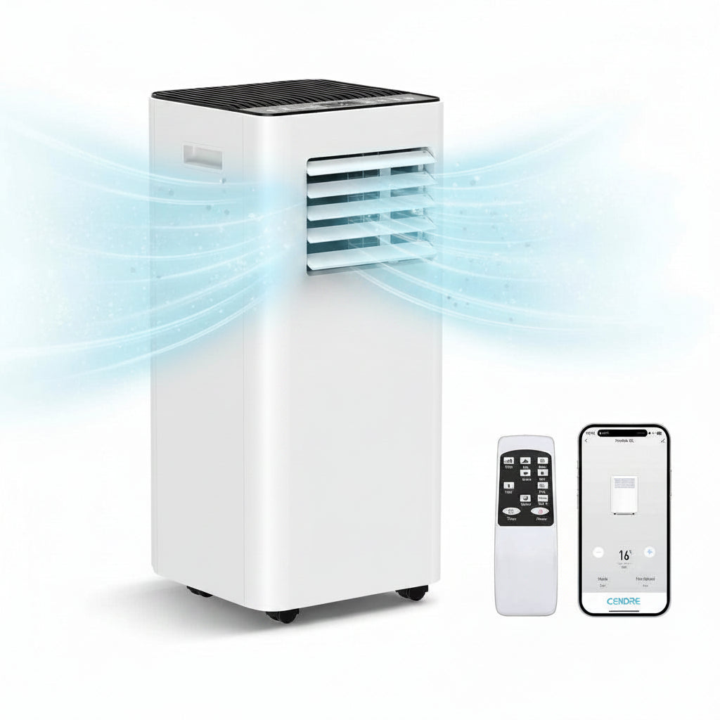 Breeza Portable Air Conditioner 16000 BTU with WiFi & Quiet 40dB Mode