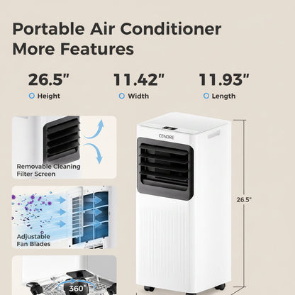 Fadify Pro 16,000 BTU Portable Air Conditioner 5-in-1 with WiFi Control