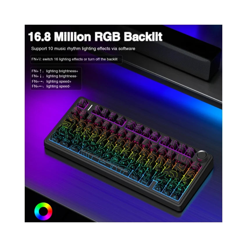Fadify F75 Pro Knob Side-Printed Mechanical Keyboard