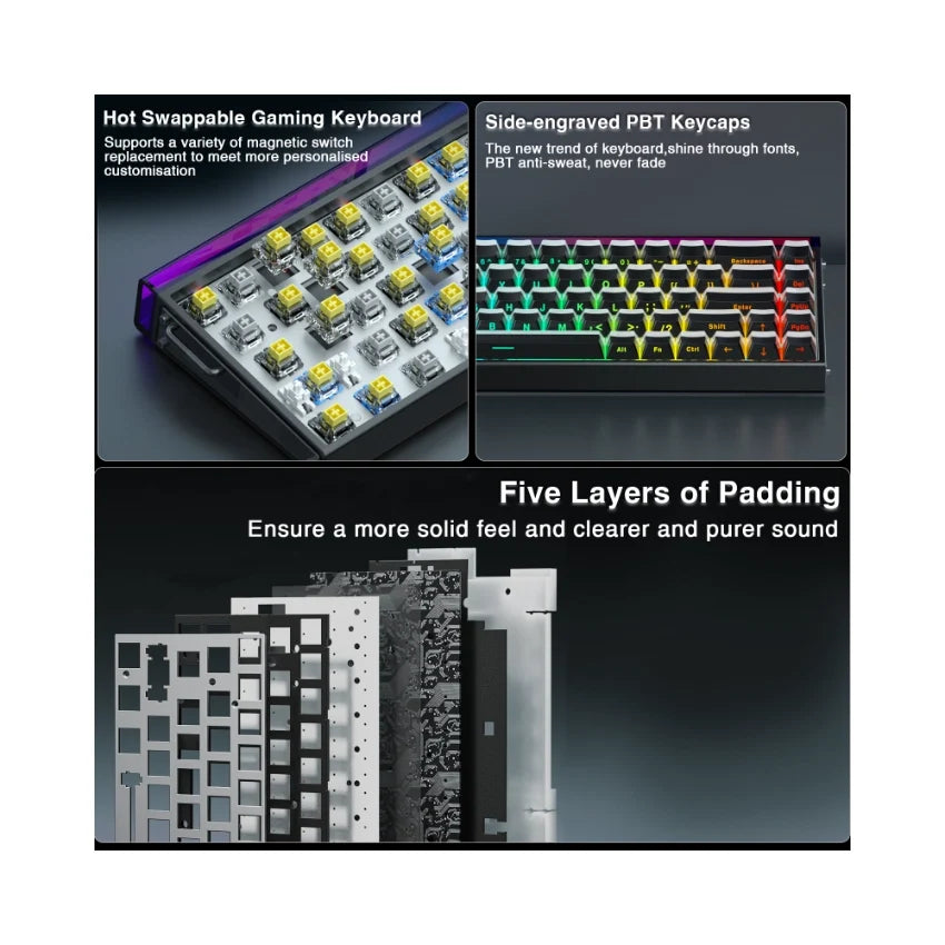 Fadify Hero 68 HE Wired Magnetic Keyboard