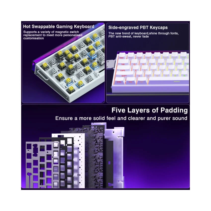 Fadify Hero 68 HE Wired Magnetic Keyboard