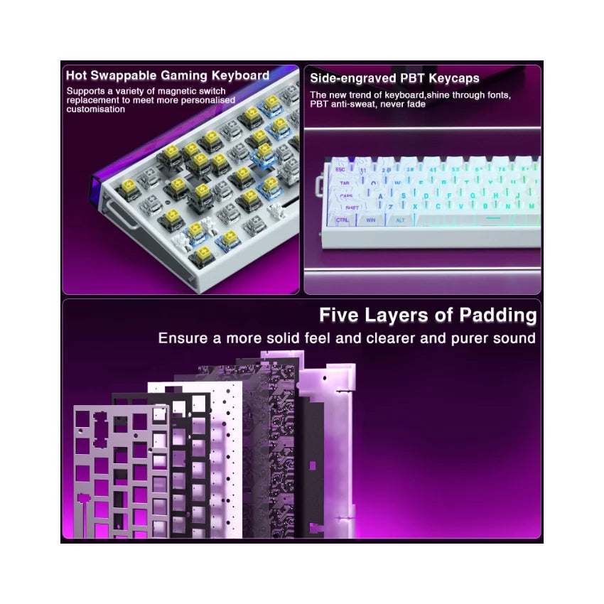Fadify Hero 68 HE Wired Magnetic Keyboard