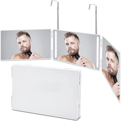 Folding 3-Way Haircut Mirror - Fadify Culture