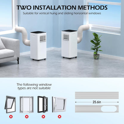 Fadify Portable Air Conditioner 10000-16000 BTU with WiFi & Quiet 40dB Mode