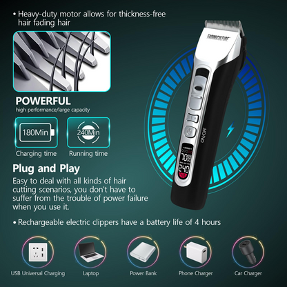 Fadify™ 2.0 — Auto Fade Hair Clipper