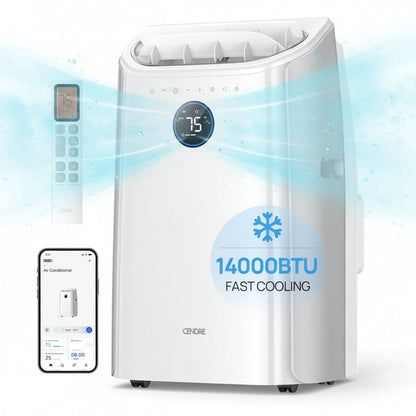 Fadify Portable Air Conditioner 12000 BTU, Smart & Quiet