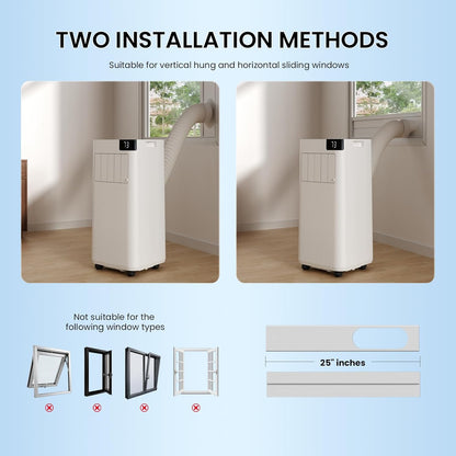 Fadify 16000 BTU Portable Air Conditioner with WiFi – 5-in-1 Smart AC Unit