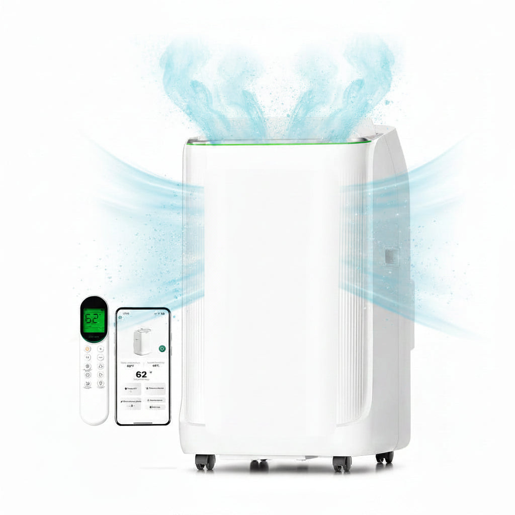 Breeza Smart Inverter Portable AC Unit 14000 BTU Ultra Quiet