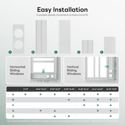 Fadify Smart Inverter Portable AC Unit 14000 BTU Ultra Quiet