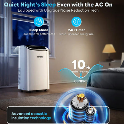 Fadify Smart Portable Air Conditioner 14,000 BTU, WiFi & Remote Control