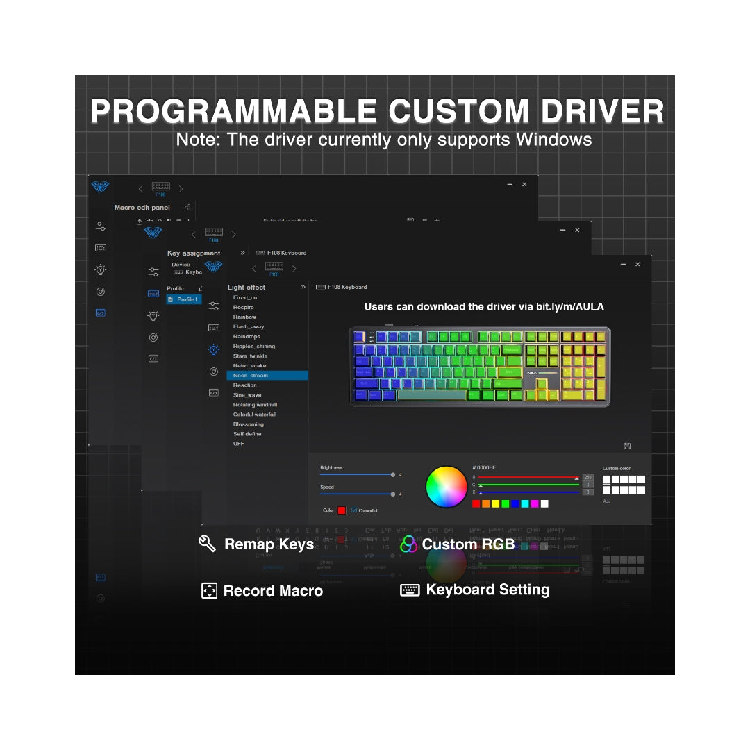 Fadify F108 Pro Full Size Vision Knob Keyboard