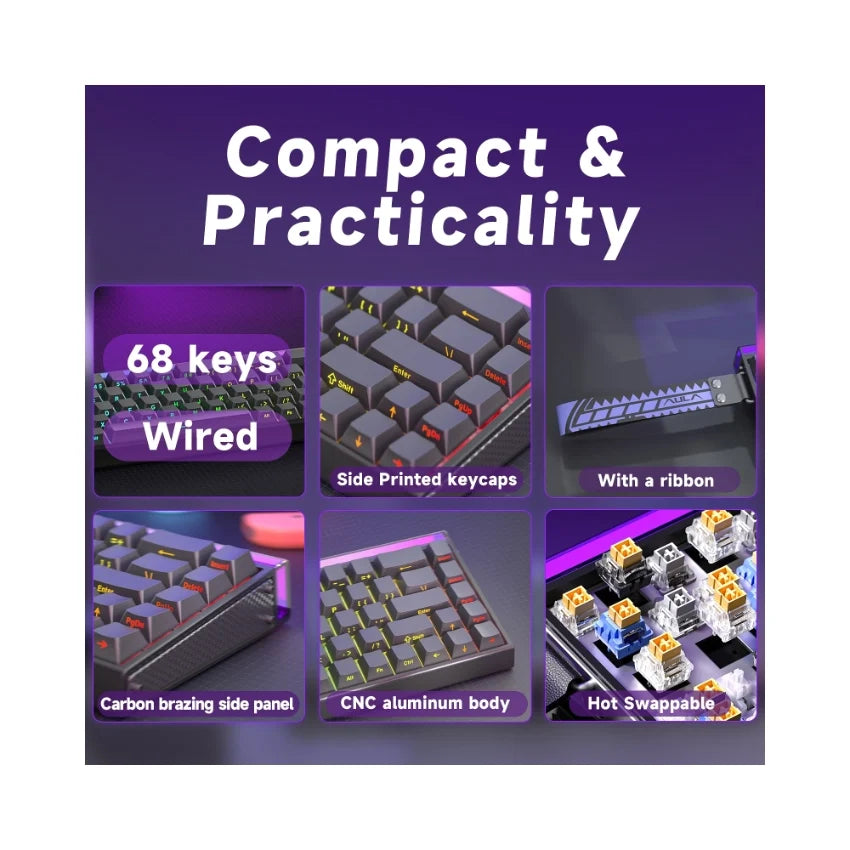 Fadify Hero 68 HE Wired Magnetic Keyboard