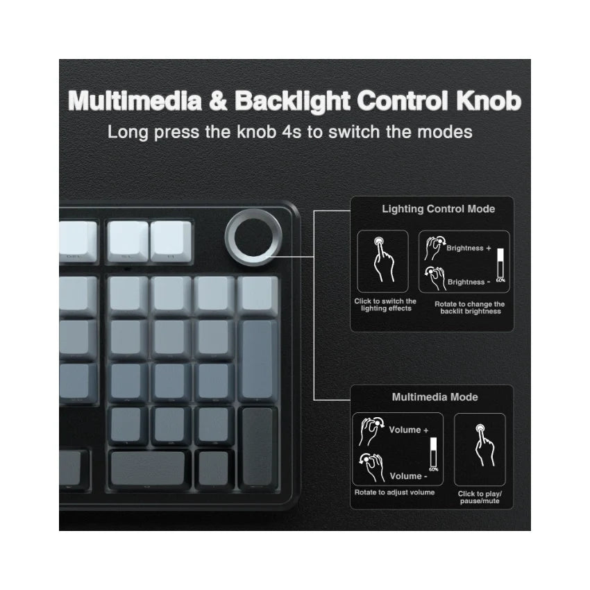 Fadify F99 Pro Knob Mechanical Keyboard