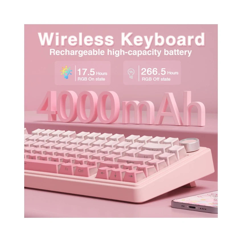 Fadify F75 Pro Knob Side-Printed Mechanical Keyboard