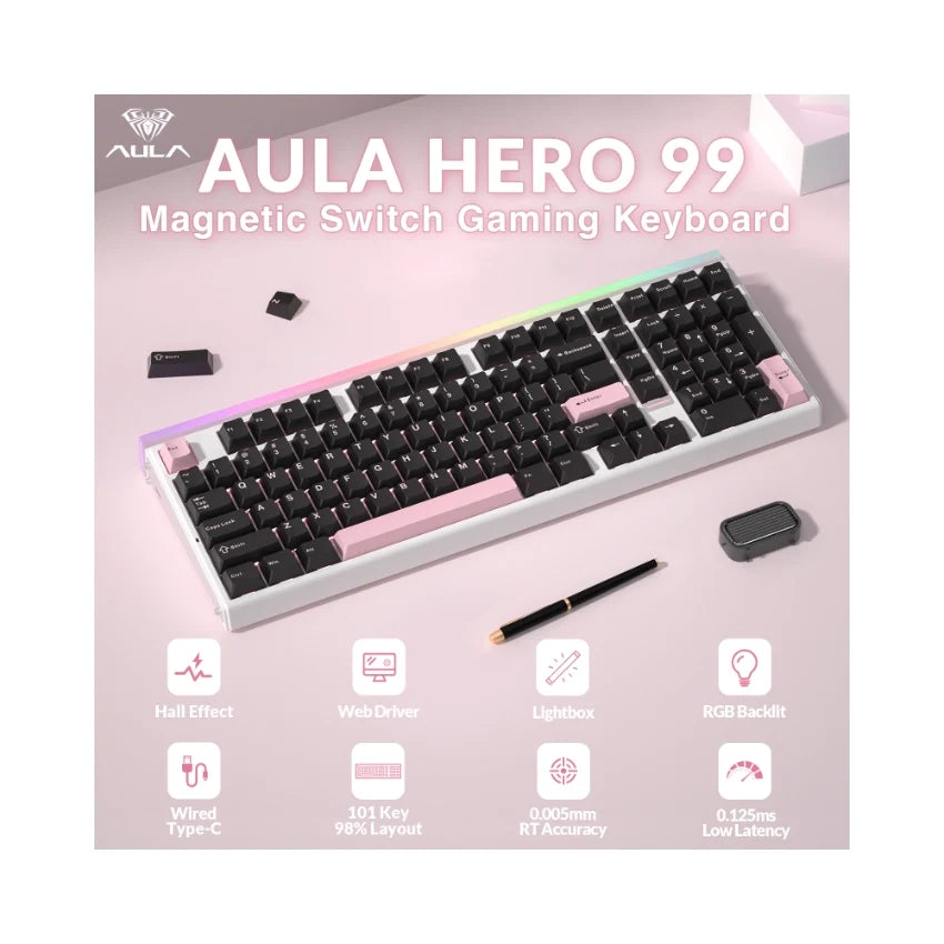 Fadify Hero99 Wired Magnetic Gaming Keyboard