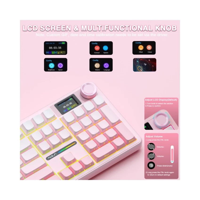 Fadify F108 Pro Full Size Vision Knob Keyboard