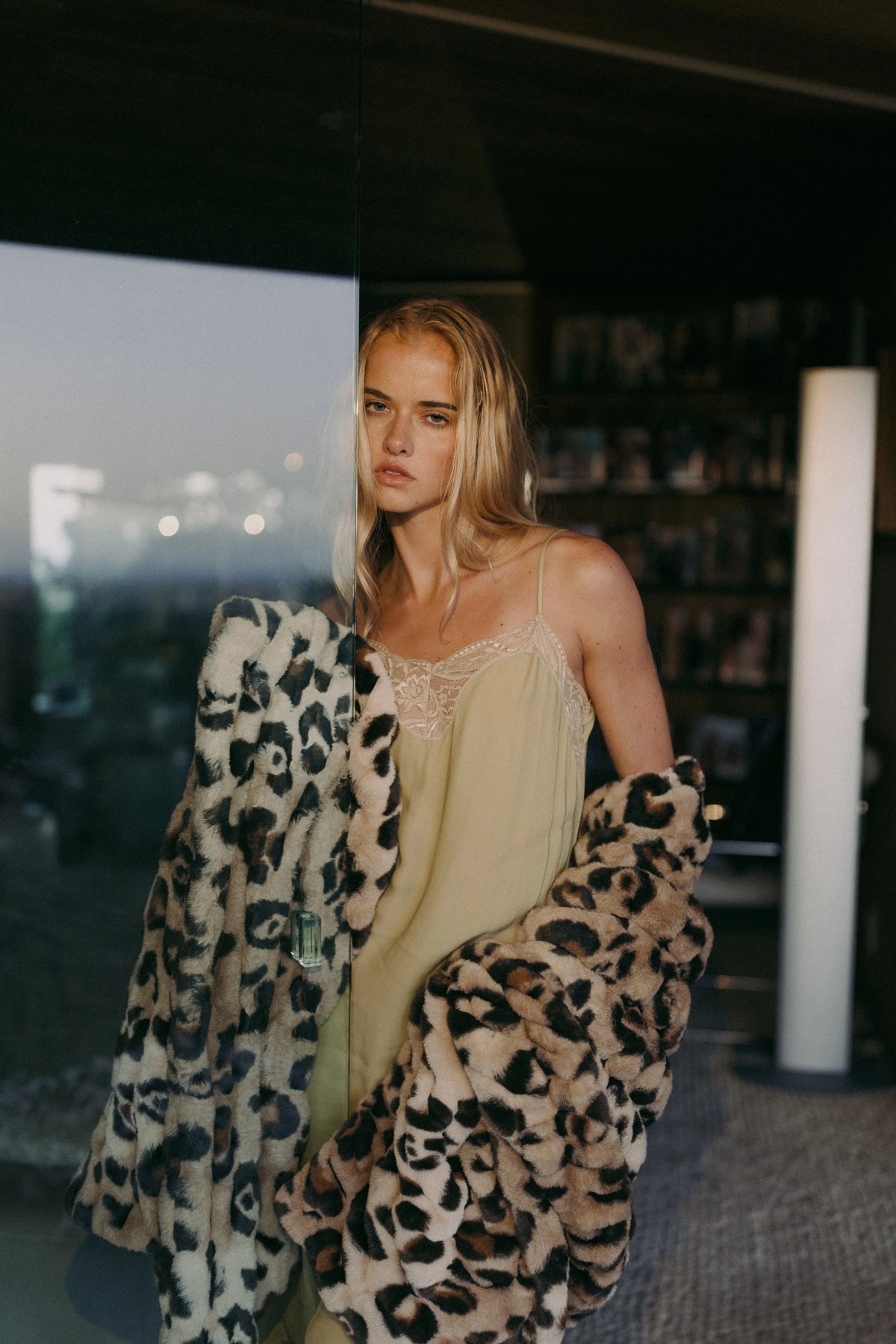 Luxury Faux Fur Blanket Leopard