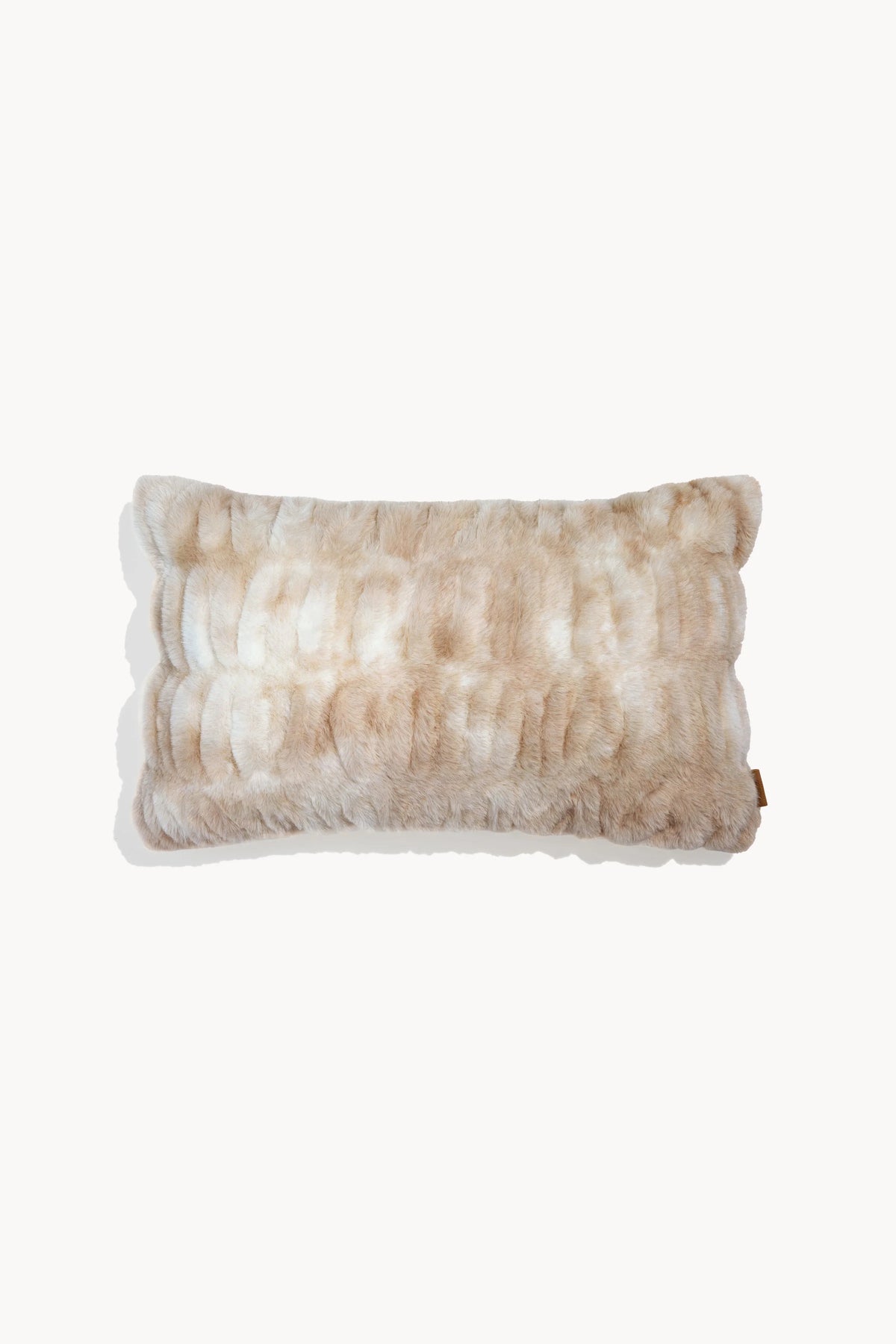 Luxury Faux Fur Pillow Caramel N' Cream