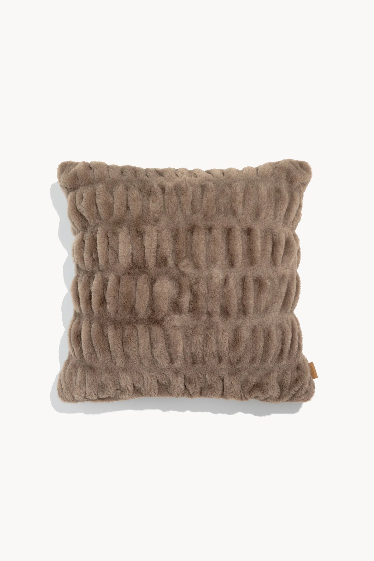 Luxury Faux Fur Pillow Desert Dune