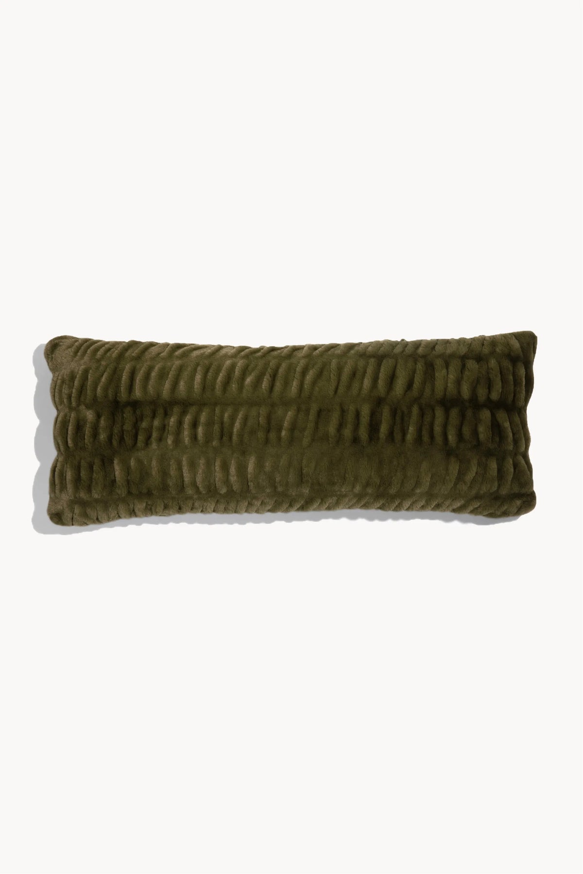 Luxury Faux Fur Pillow Pine Shadow