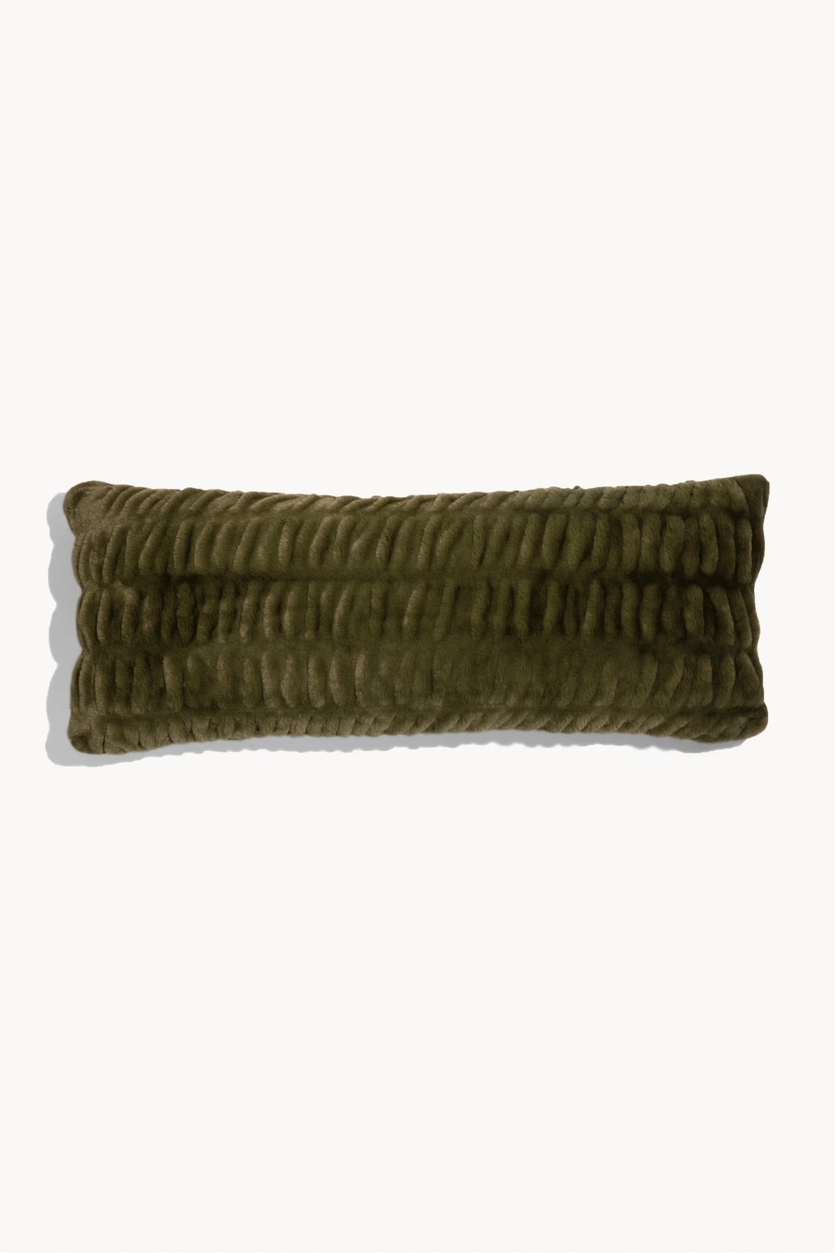 Luxury Faux Fur Pillow Pine Shadow
