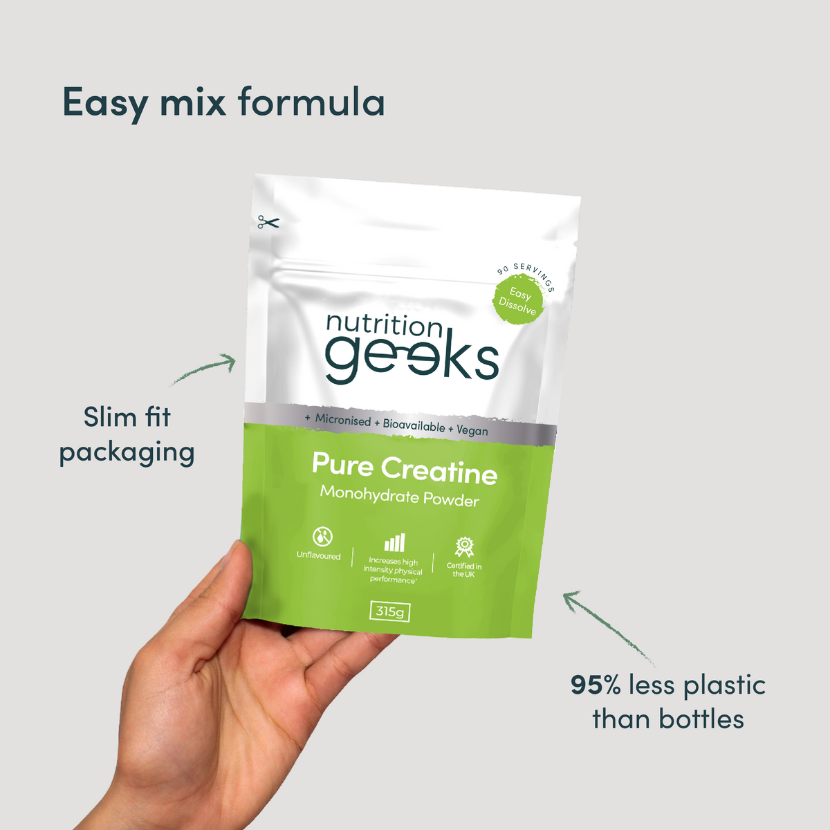 Pure Creatine Monohydrate Powder