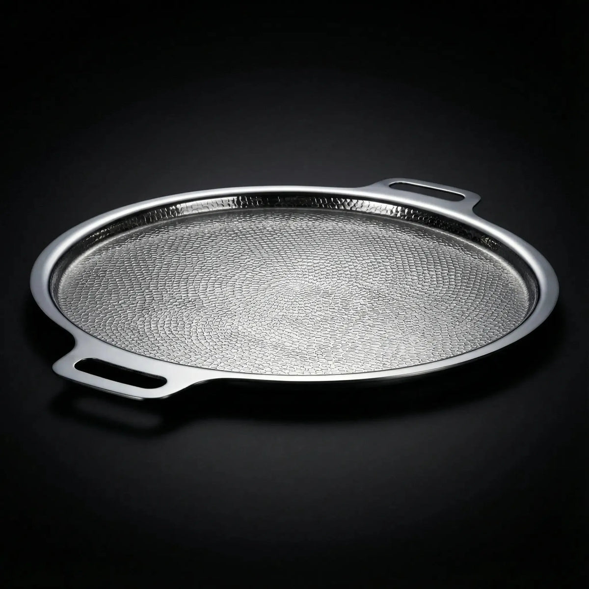 Pure Titanium Hammered Pizza Steel