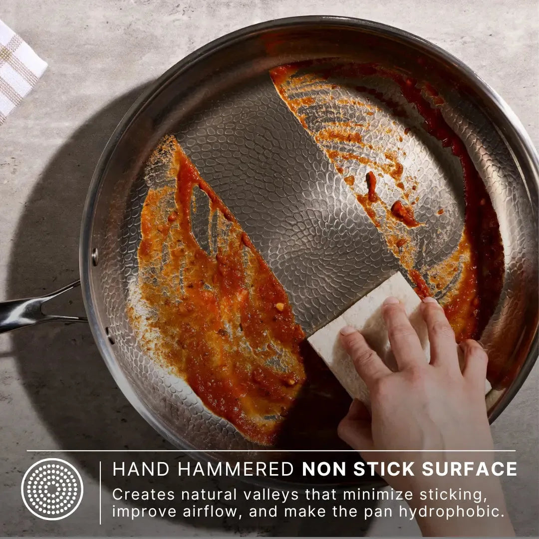 Pure Titanium Hammered Wok Pan Pro