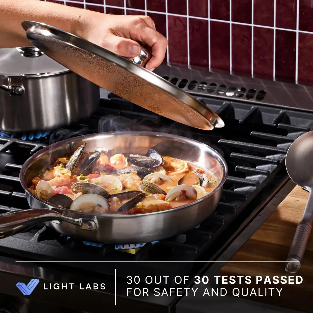 Titanium Hammered Cookware Set 12-Piece