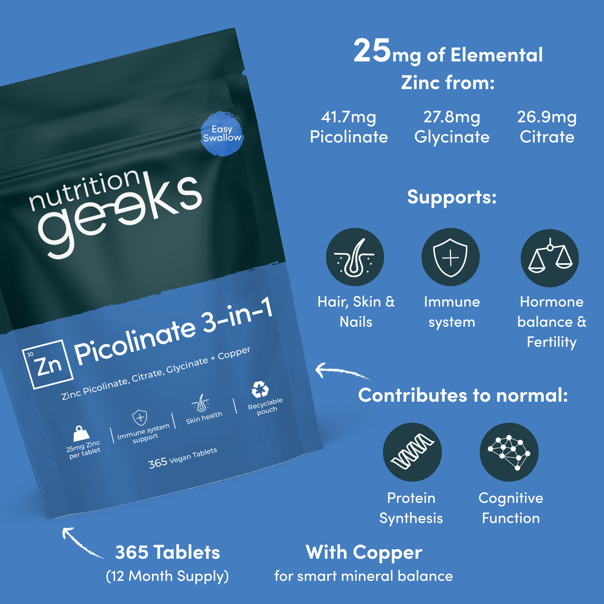 Zinc Picolinate 3-in-1